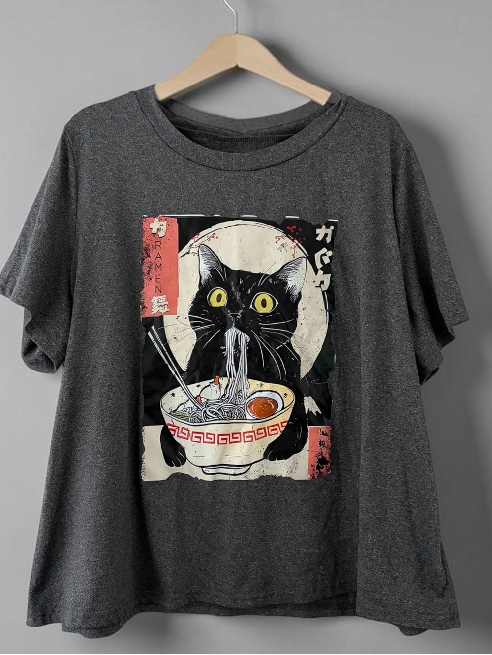Plus Size Fun Cat Graphic Tee